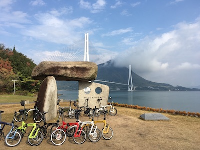しまなみ海道　サイクリング研修！