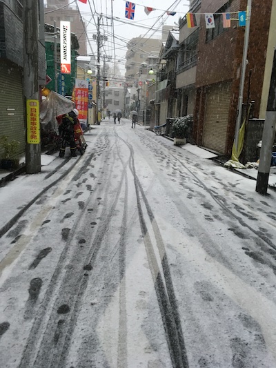 20180122 関東地方も雪が積もります。