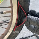 出張修理　電動アシスト自転車タイヤ交換