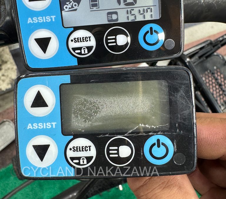 電動アシスト自転車修理　スイッチ交換